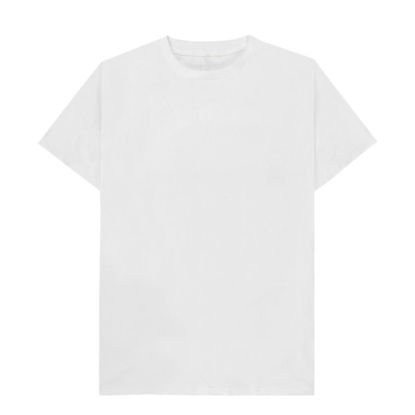 Picture of Cotton T-Shirt (UNISEX XLarge) WHITE 150gr