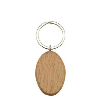 Picture of KEY-RING - WOODEN (Oval)