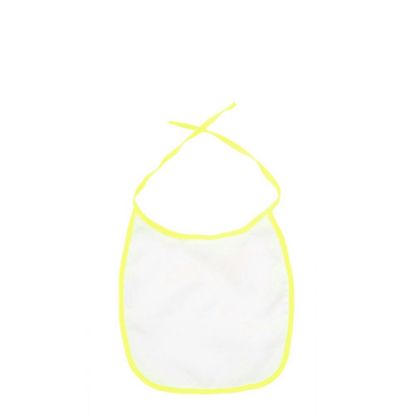 Picture of Baby Bib - YELLOW edge