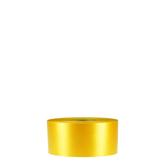 Picture of RIBBON SATIN (2side) Yellow Sunflower 25x20m