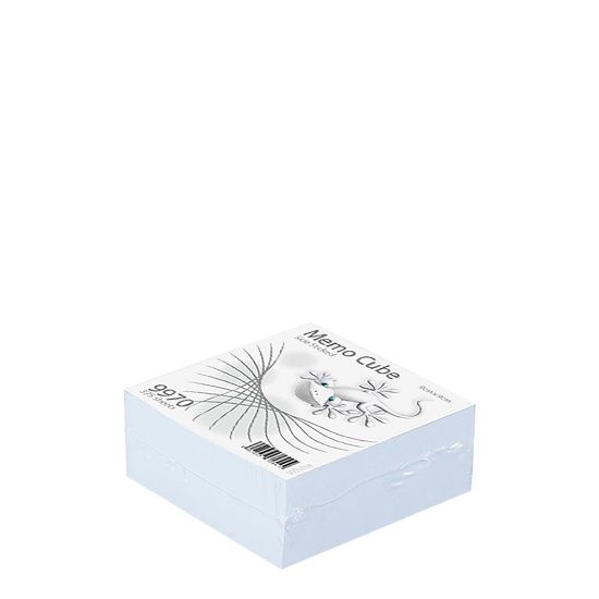 Picture of MEMO CUBE 9x9 *STICK* white (375sh.)