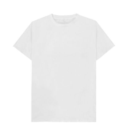 Picture of Cotton T-Shirt (UNISEX Large) WHITE 150gr