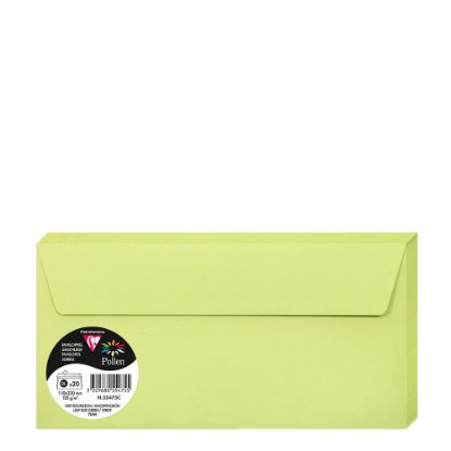 Picture of Pollen Envelopes 110x220mm (120gr) LEAF BUD GREEN
