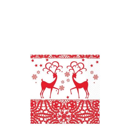 Picture of NAPKIN- XMAS 33X33      -60513
