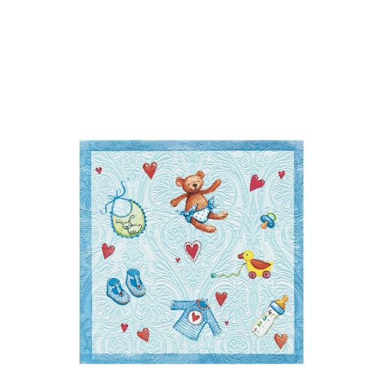 Picture of MOMENTS 33X33-BABY'S BLU-24032