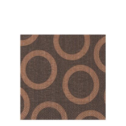 Picture of NAPKIN 40X40 CIRCLE BRO -38214