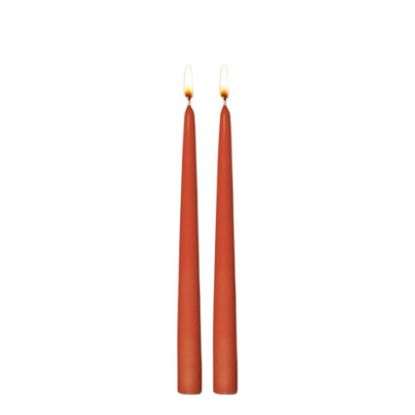 Picture of CANDLE TWIN 24CM-SIENA  -98609