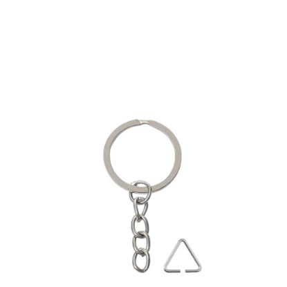 Picture of KEYRING TAB - METAL ring (+) METAL tab