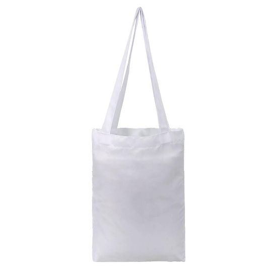 Picture of Shopping Bag WHITE (economy) H34 x W26cm - handle 25cm